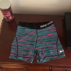 Nike Pro dry fit spandex shorts